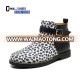 Connal Hot Selling Suede half Custom Leather Western Kids Rubber Boots